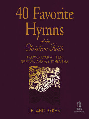 cover image of 40 Favorite Hymns of the Christian Faith